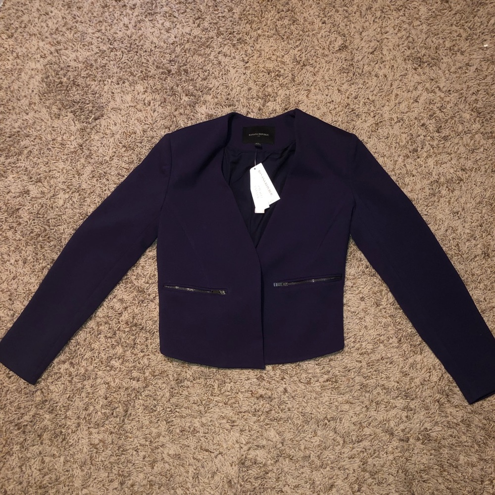 NWT Banana Republic Purple Blazer
